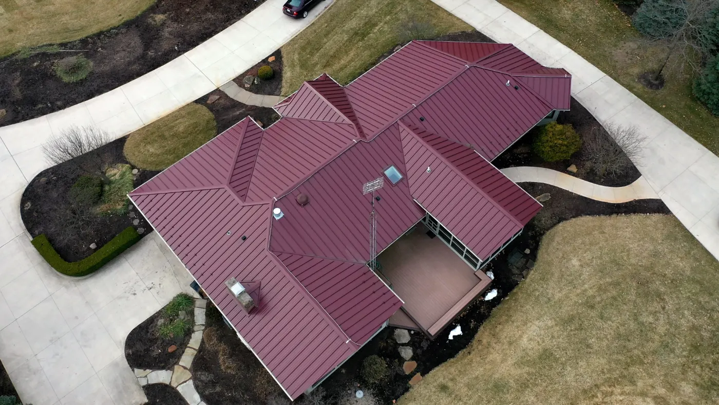 Tarping and dry-in on a Chesterfield commercial roof